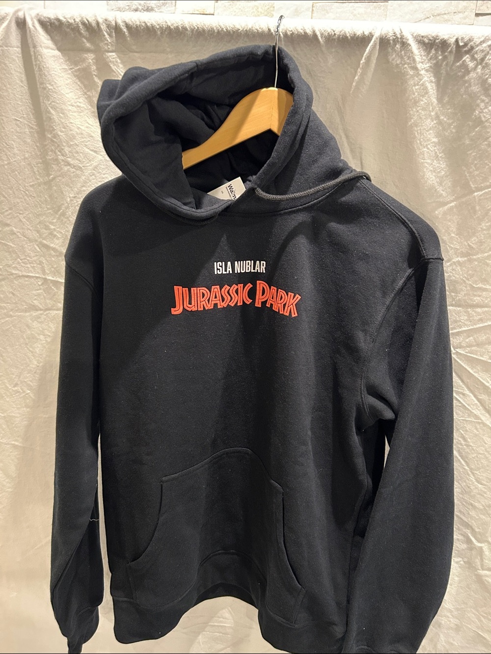 MAD Engine Black Crewneck with Red Jurassic Park Logo